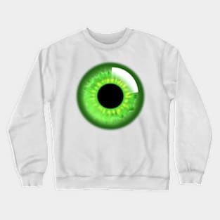 Green Eyeball Crewneck Sweatshirt